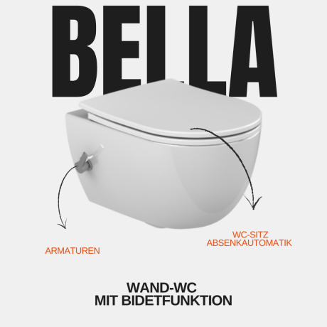 Bella Dusch-WC mit Bidet Funktion